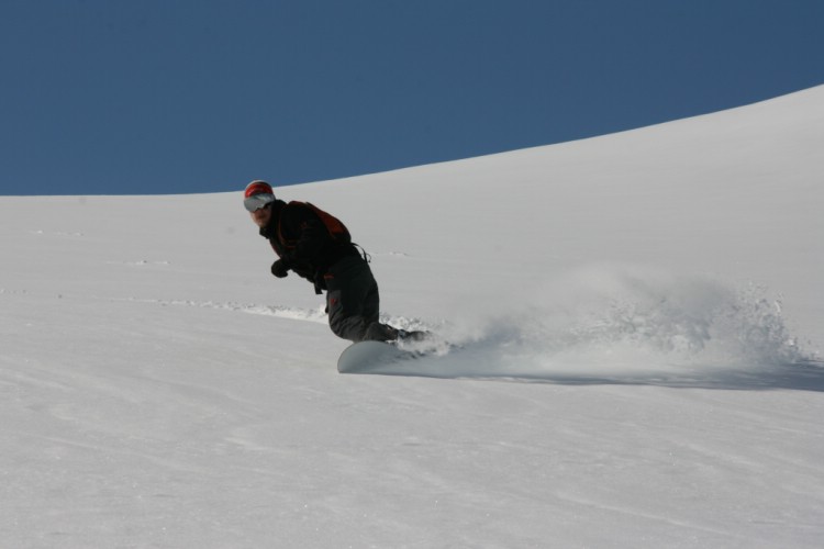 Heliski Riksgränsen 30 april 2009. Foto: Andreas Bengtsson